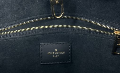 Louis Vuitton Onthego PM Black Empreinte Crossbody tag