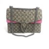 Gucci GG Supreme Monogram Medium Dionysus Shoulder Bag Pink 22