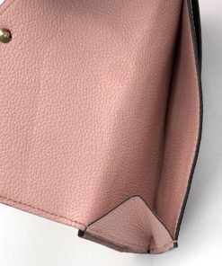 Louis Vuitton Monogram Pallas Compact Wallet with Rose Poudre flap