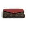 Louis Vuitton Monogram Pallas Compact Wallet with Cherry Red 5