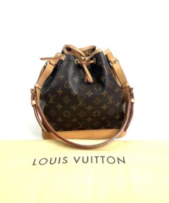 Louis Vuitton Monogram Petit Noe Bucket Bag w dust bag