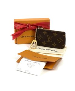 Louis Vuitton Monogram Canvas Key Pouch w box
