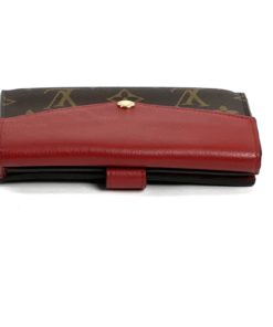Louis Vuitton Monogram Pallas Compact Wallet with Cherry Red top