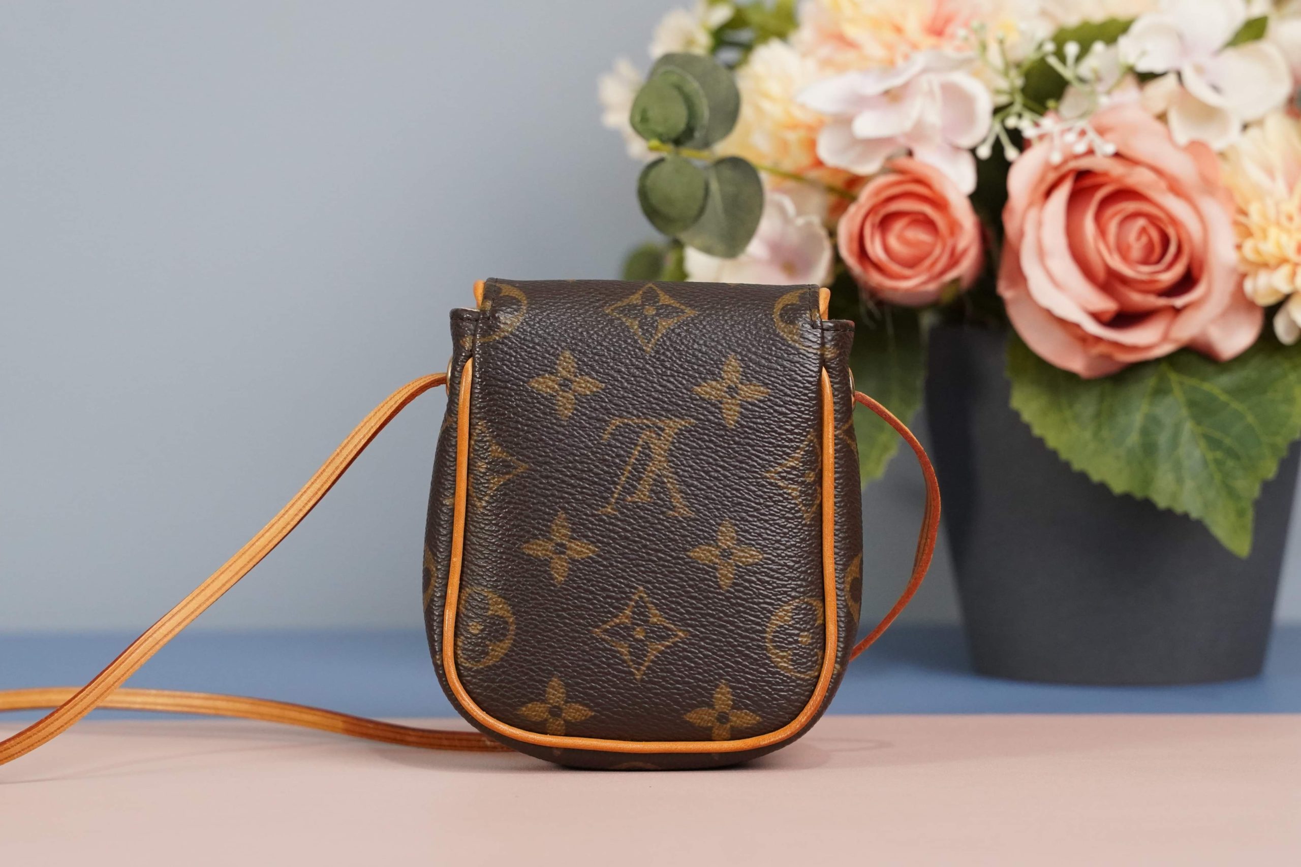New in Box Louis Vuitton Crossbody Flower Pouchette Bag