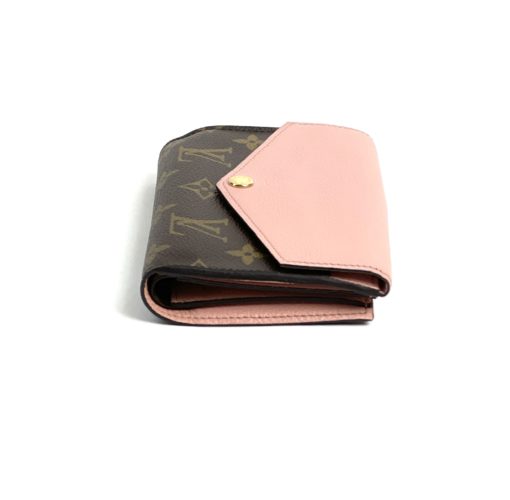 Louis Vuitton Monogram Pallas Compact Wallet with Rose Poudre side
