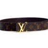 Louis Vuitton Monogram Canvas LV Initiales 40mm Reversible (85 x 34) 2