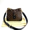 Louis Vuitton Black Monogram Odeon PM 17