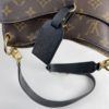 Louis Vuitton Black Monogram Odeon PM 16