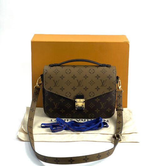 Louis Vuitton Pochette Metis Monogram Reverse w box & dust bag