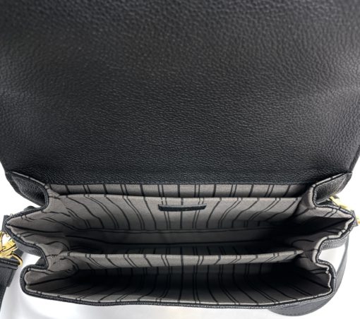 Louis Vuitton Pochette Metis Black Monogram Empreinte Leather pocket