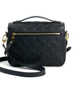 Louis Vuitton Pochette Metis Black Monogram Empreinte Leather back