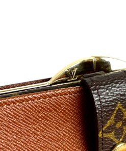 Louis Vuitton Monogram French Kiss-Lock Medium Wallet snap