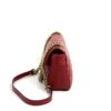 Gucci Marmont Small Matelassé Shoulder Bag Hibiscus Red Leather 3
