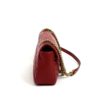 Gucci Marmont Small Matelassé Shoulder Bag Hibiscus Red Leather 4