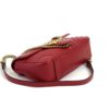 Gucci Marmont Small Matelassé Shoulder Bag Hibiscus Red Leather 5