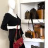 Gucci Marmont Small Matelassé Shoulder Bag Hibiscus Red Leather 17