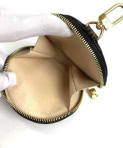 Louis Vuitton Monogram Round Coin Holder or Charm inside