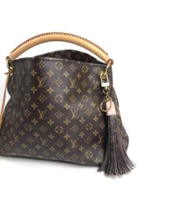 Louis Vuitton Monogram Tassel Bag Charm Pink on bag