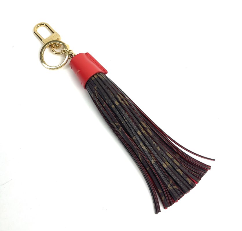 Louis Vuitton - Authenticated Tassel Bag Charm - Cloth Brown for Women, Good Condition