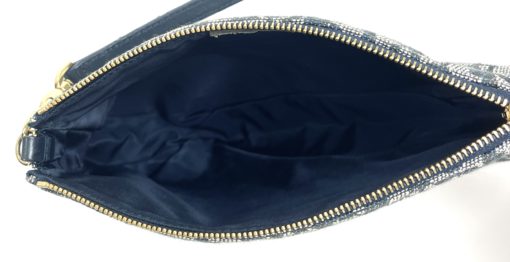 Christian Dior Vintage Diorissimo Saddle Pochette Navy 6