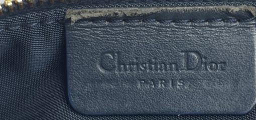 Christian Dior Vintage Diorissimo Saddle Pochette Navy 5