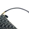 Christian Dior Vintage Diorissimo Saddle Pochette Navy 13