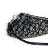 Christian Dior Vintage Diorissimo Saddle Pochette Black 18