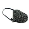 Christian Dior Vintage Diorissimo Saddle Pochette Black 16