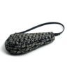 Christian Dior Vintage Diorissimo Saddle Pochette Black 13