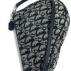 Christian Dior Vintage Diorissimo Saddle Pochette Black 9