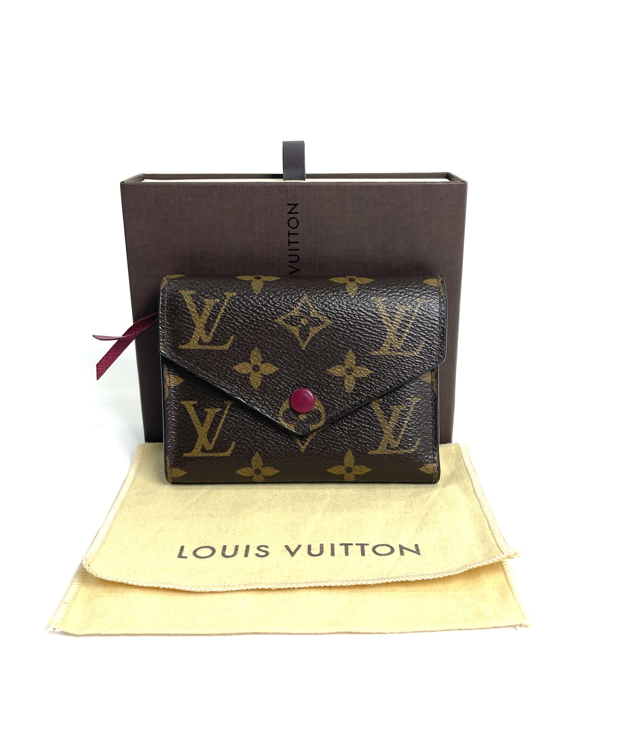 .com: Louis Vuitton Monogram Victorine Women Wallet (Fuchsia