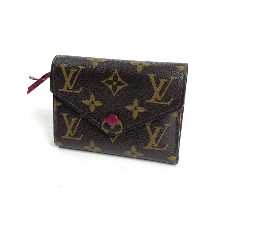 ❤️NEW LOUIS VUITTON Victorine Wallet Coin Trifold Monogram Pink HOT GIFT  RARE!🔥