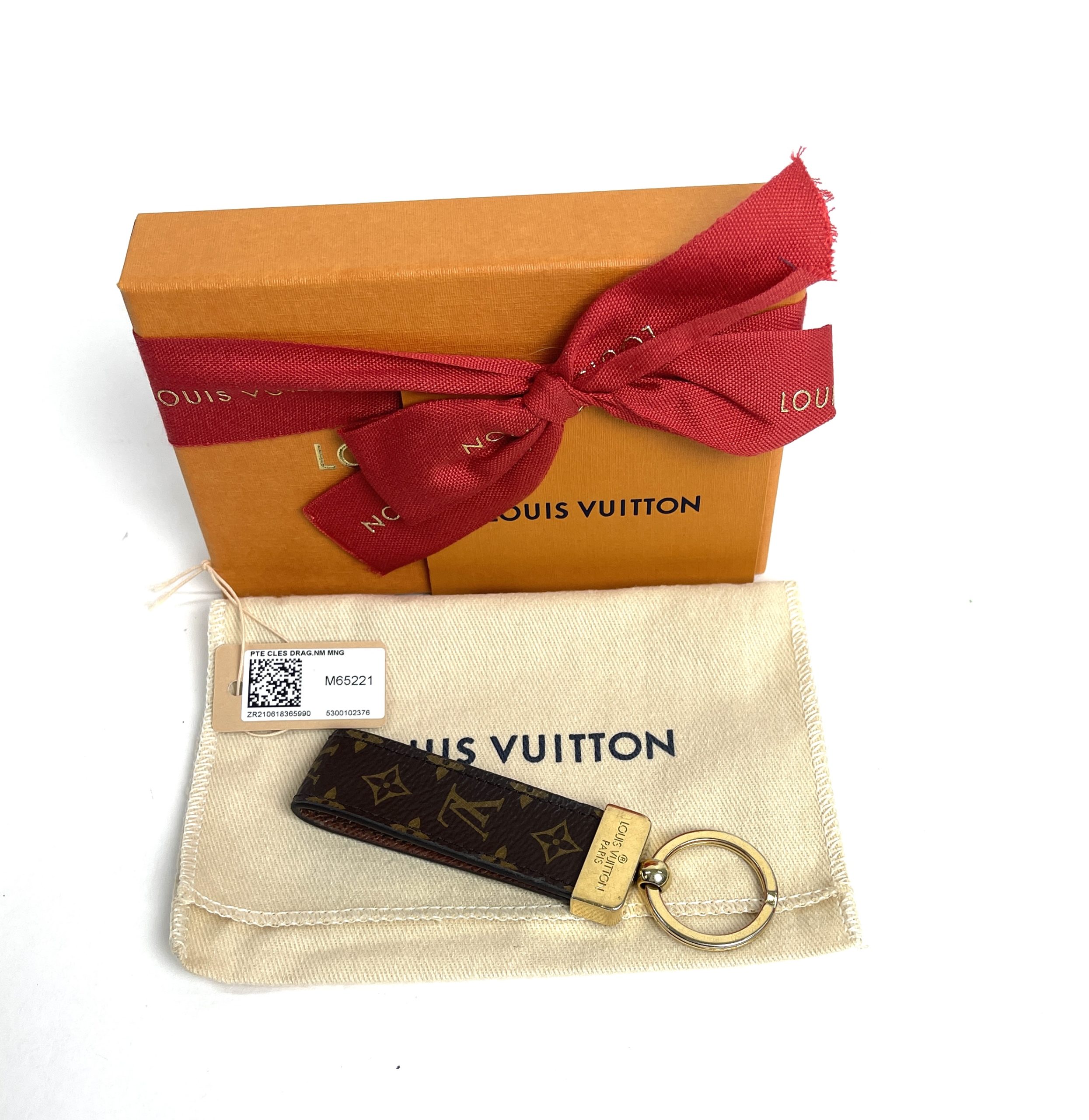 Louis Vuitton Key Holder Dragonne Monogram Reverse Brown in Toile Canvas  with Brass - US