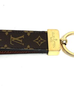Louis Vuitton MONOGRAM Lv shape dragonne bag charm & key holder (M01298)