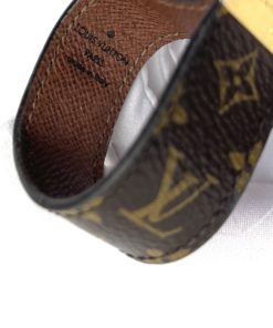 Louis Vuitton Key Holder Dragonne Monogram Reverse Brown in Toile