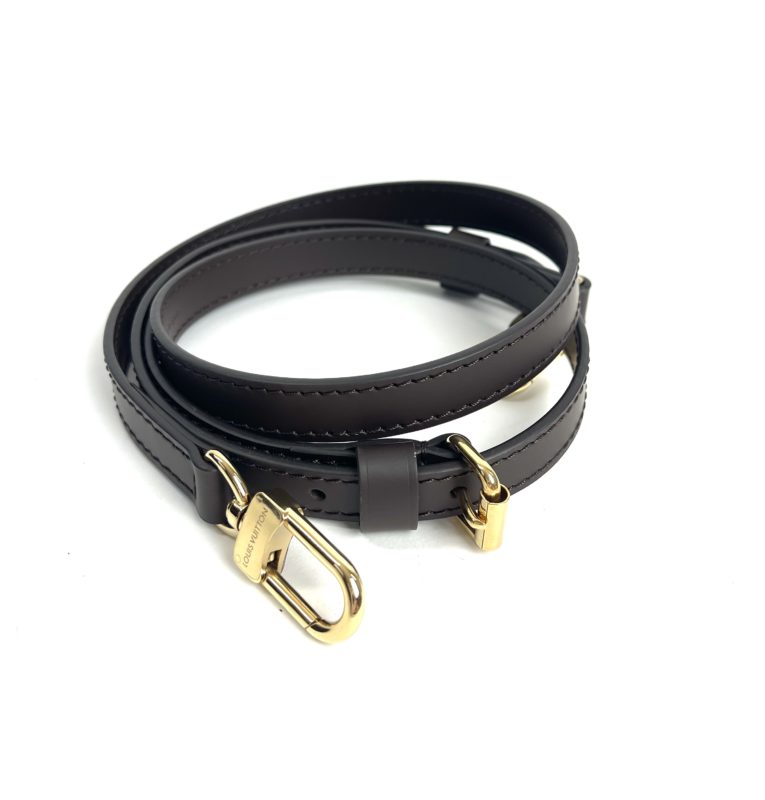 Louis Vuitton Black Vernis 16mm Adjustable Shoulder Strap