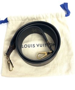 Louis Vuitton J02288 Monogram Canvas/ Black Bandouliere Shoulder Strap
