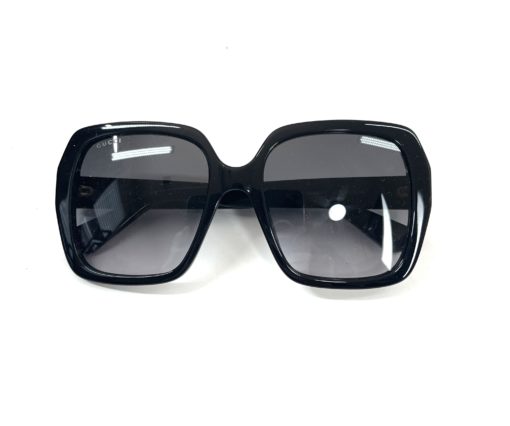 Gucci Black Oversize Rectangular Sunglasses GG0096S 14