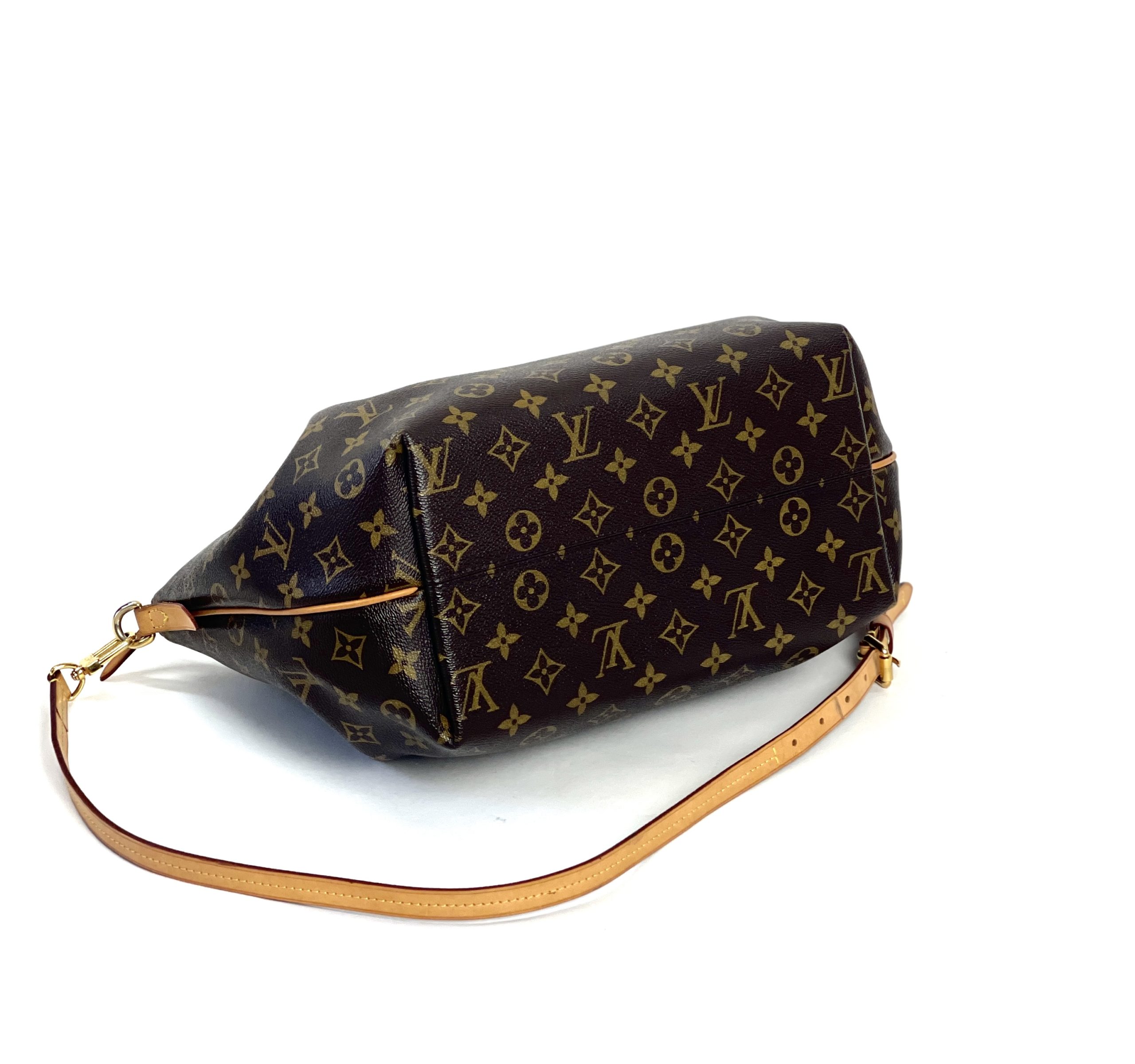 Authentic Louis Vuitton Monogram Turenne MM Satchel Shoulder Handbag M48814