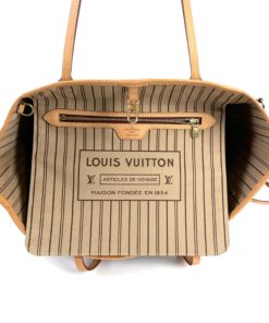 Louis Vuitton Monogram Neverfull MM Beige inside