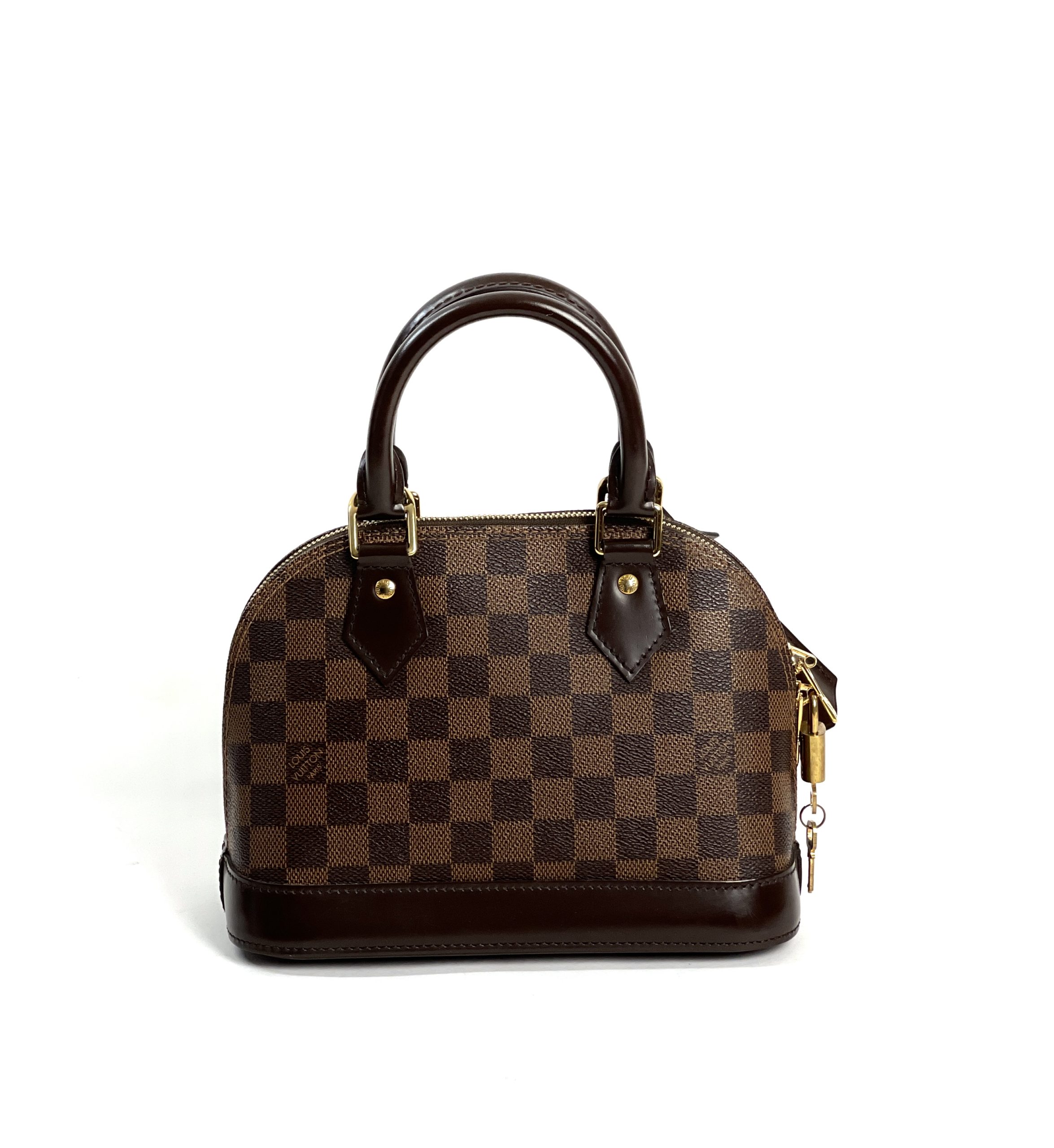Preloved Louis Vuitton Alma BB Damier Ebene Handbag with Crossbody Strap  CT5108 020323