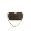 Louis Vuitton Multi Pochette Accessories Monogram Small Pouch with Chain 6