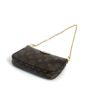 Louis Vuitton Multi Pochette Accessories Monogram Small Pouch with Chain 20
