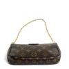 Louis Vuitton Multi Pochette Accessories Monogram Small Pouch with Chain 19