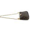 Louis Vuitton Multi Pochette Accessories Monogram Small Pouch with Chain 17