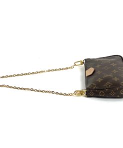 Louis Vuitton Multi Pochette Accessories Monogram Small Pouch with Chain