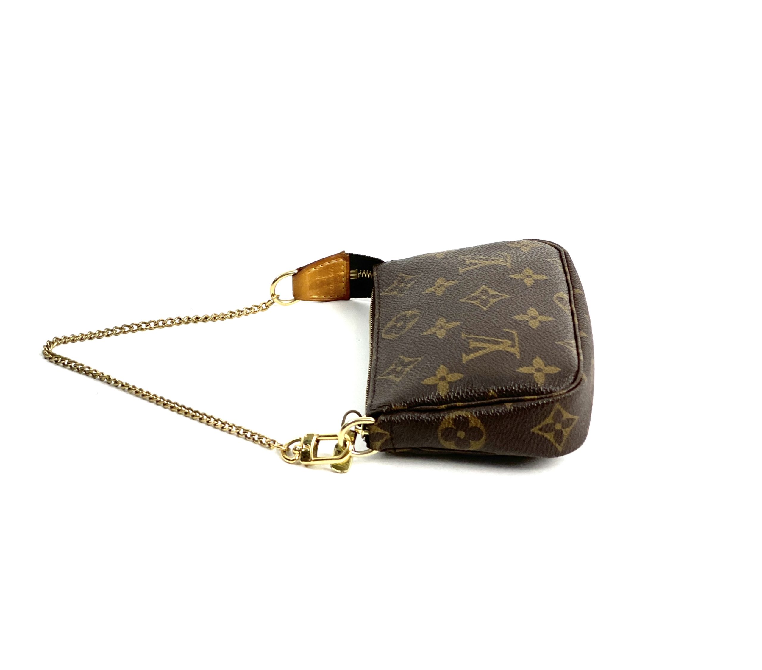 Louis Vuitton Mini Nano Monogram Pochette Secret Pouch Shoulder Bag  25lvs1230
