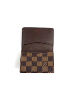 Authentic Louis Vuitton Damier Ebene Envelope Card Holder – Italy Station