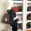 Louis Vuitton Monogram Graceful PM Tote with Pivone 4
