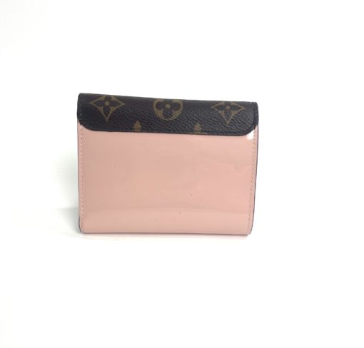 Louis Vuitton Monogram Compact Cherrywood Wallet with Rose Ballerine 6
